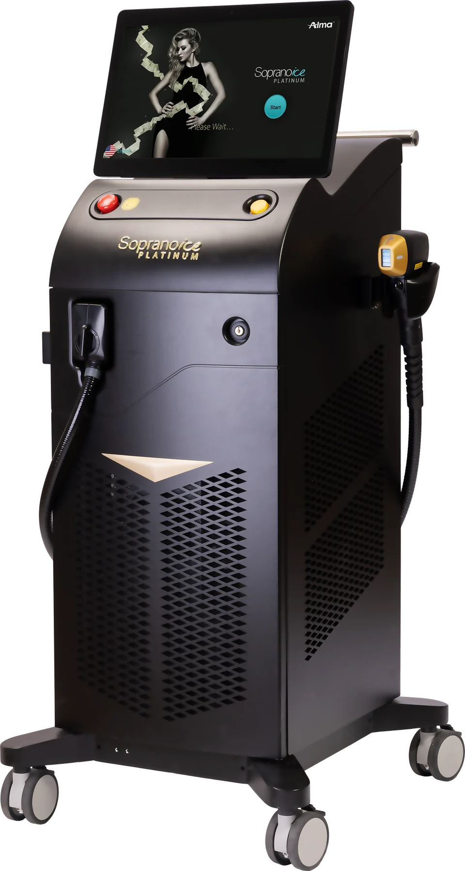 The complete Alma laser device against a neutral background.